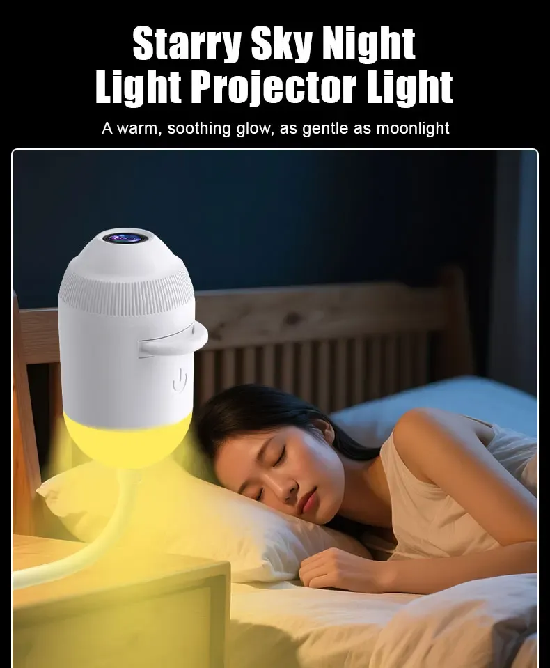 Projecteur ciel étoilé dans un salon