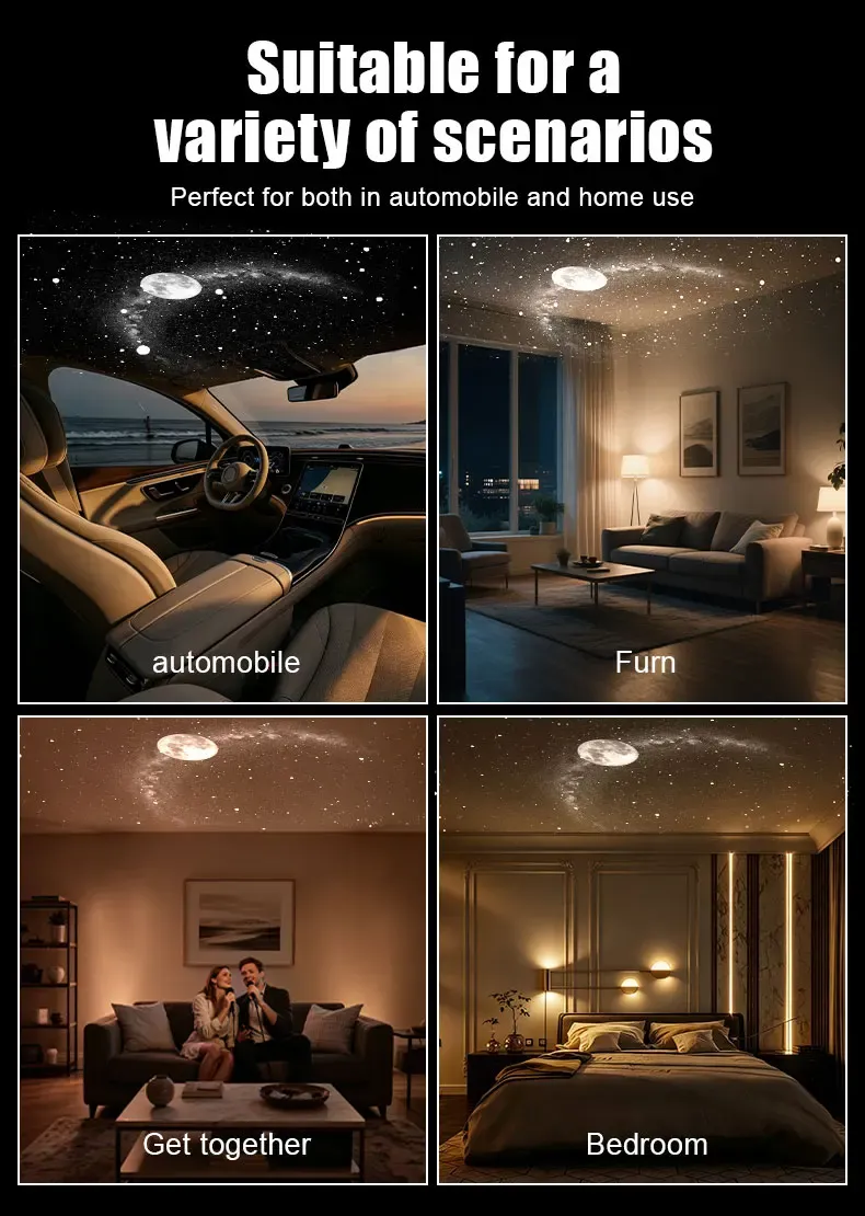 Effet galaxie romantique