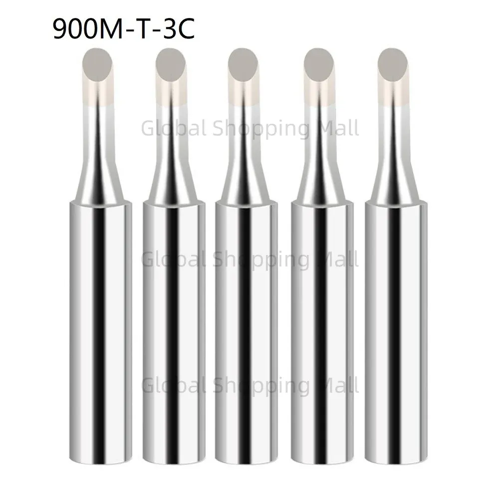 Lot de 5 pointes de fer à souder 900M-T, kit de remplacement de panne sans plomb 8