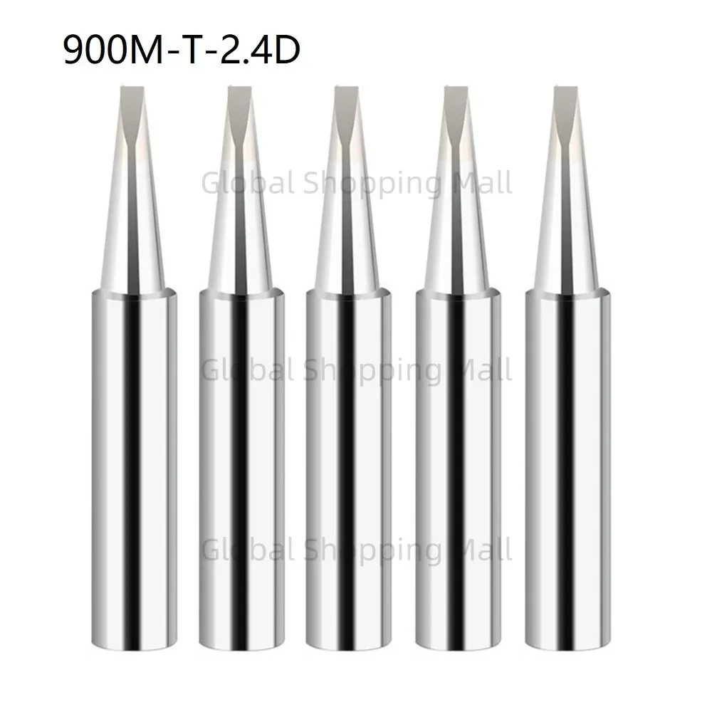 Lot de 5 pointes de fer à souder 900M-T, kit de remplacement de panne sans plomb 12