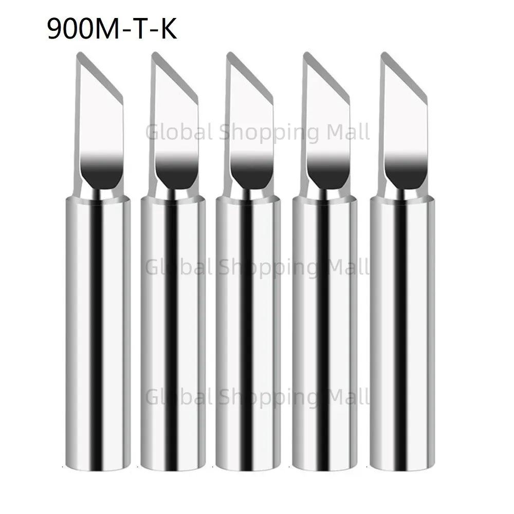 Lot de 5 pointes de fer à souder 900M-T, kit de remplacement de panne sans plomb 19
