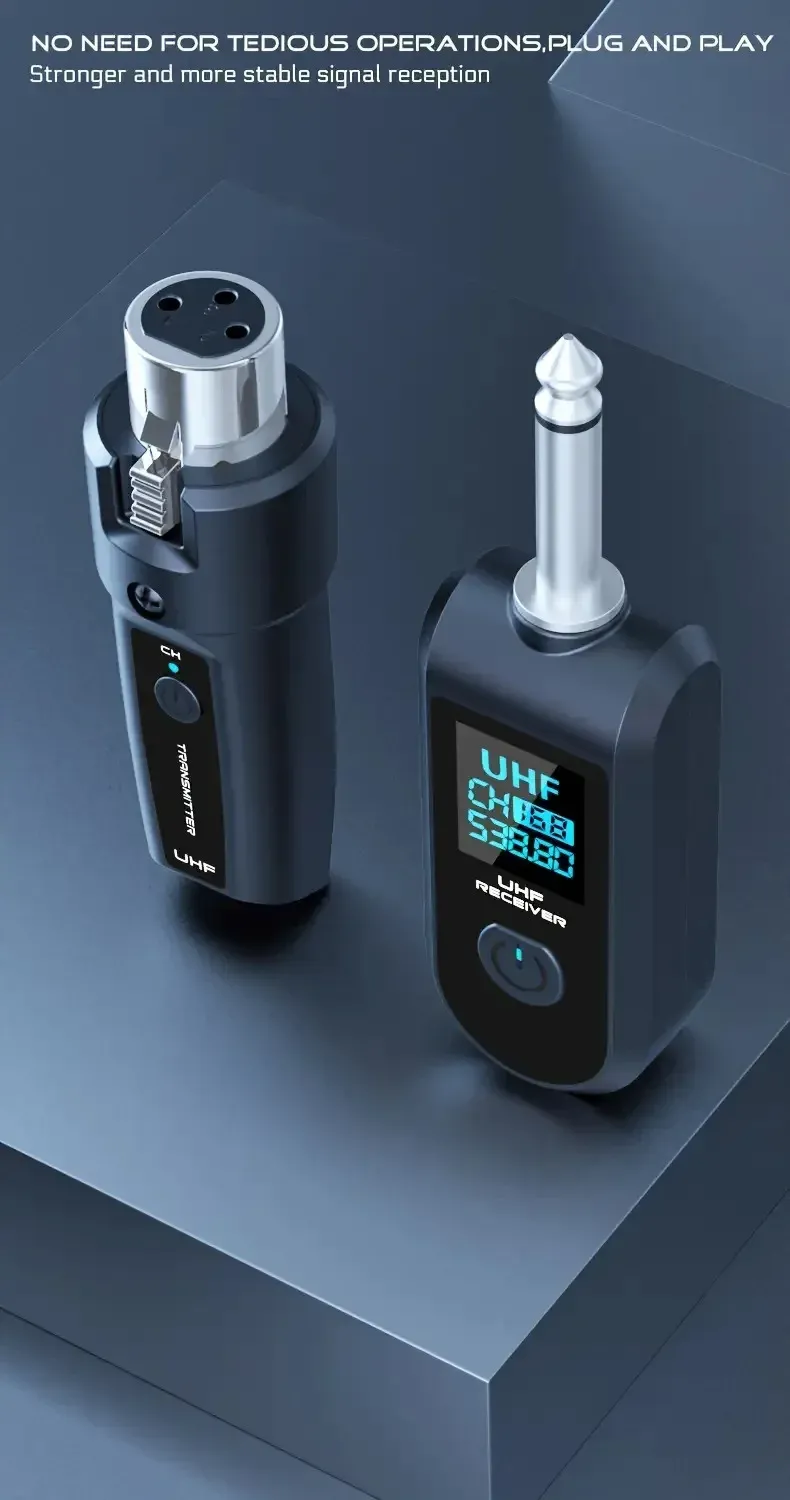 Système de microphone sans fil UHF, vue d'ensemble du produit