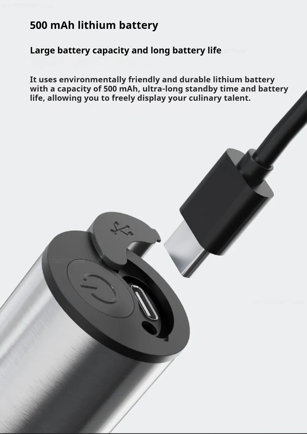Mousseur à lait électrique, finitions