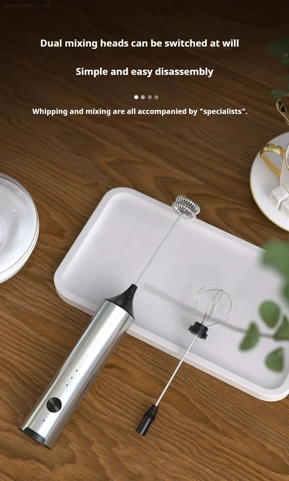 Mousseur à lait électrique, ergonomie