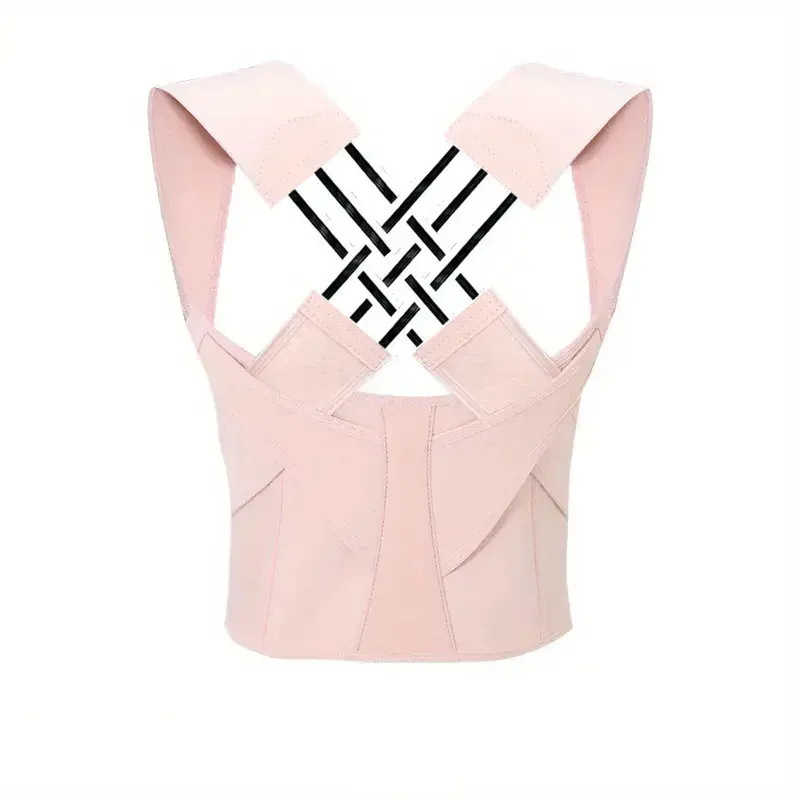 Correcteur de posture réglable pour femme et homme, attelle d'épaules et redresseur de dos pour la partie supérieure et médiane de la colonne vertébrale 3