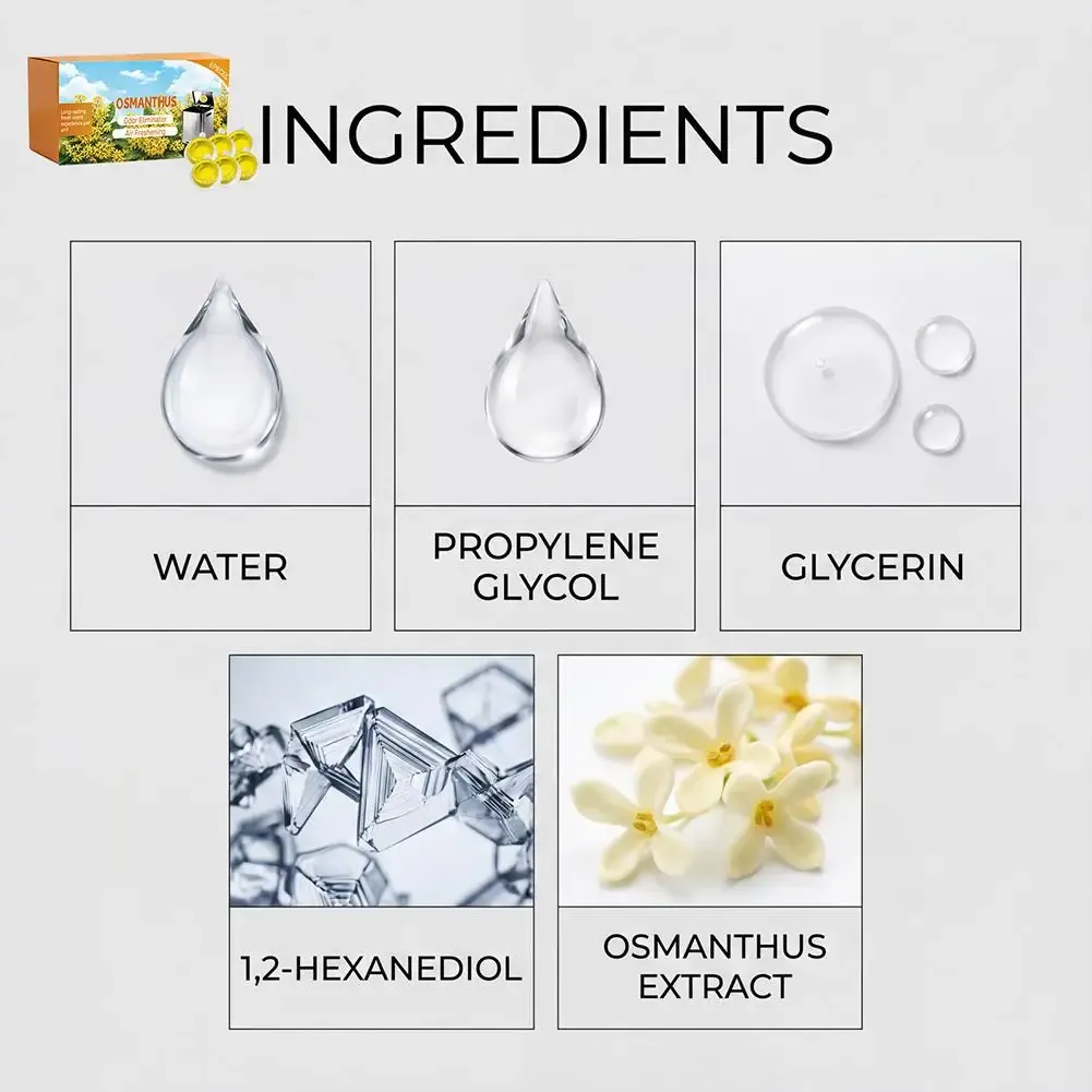 Désodorisant pour poubelle, détail du parfum