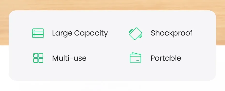 Étui UGREEN à grande capacité