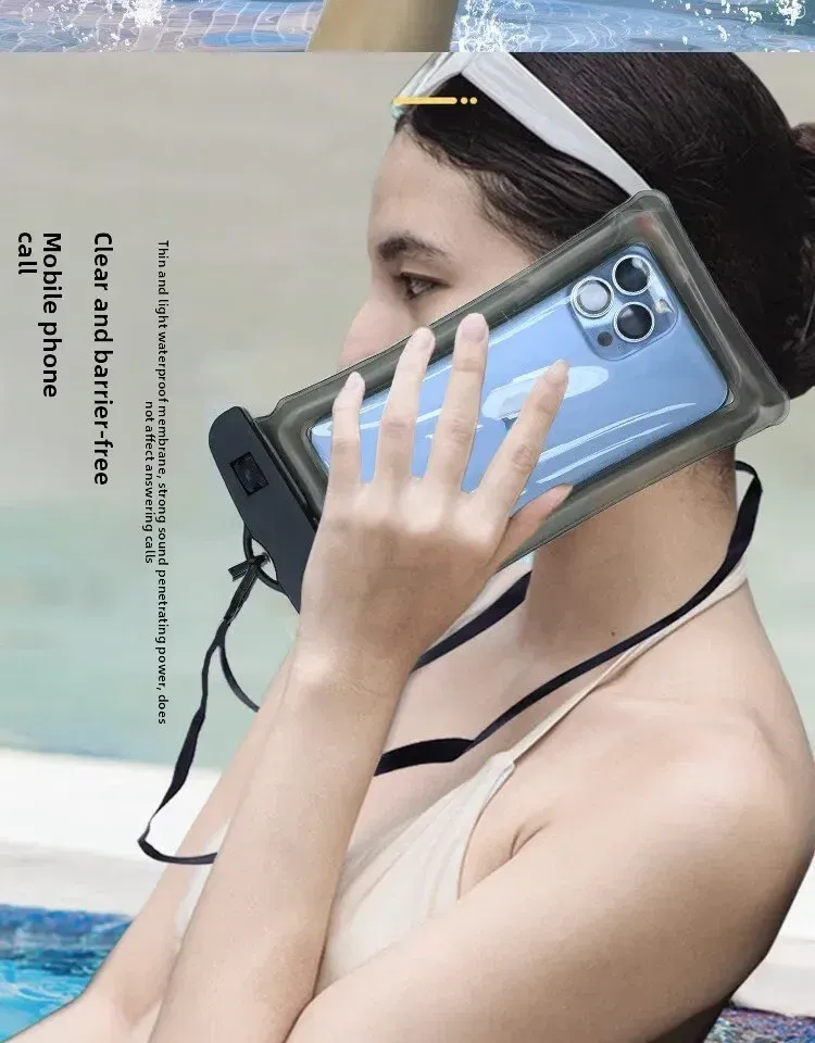 Pochette étanche pour la natation