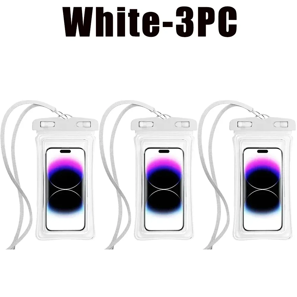 Sac étanche universel pour smartphone, flottant, pour la plongée et la natation (lot de 1 à 30 pièces) 16