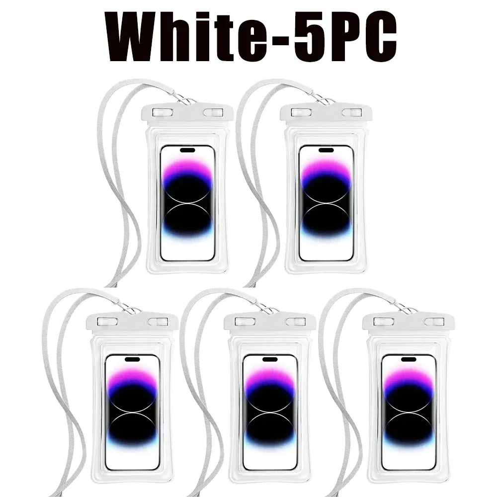 Sac étanche universel pour smartphone, flottant, pour la plongée et la natation (lot de 1 à 30 pièces) 18