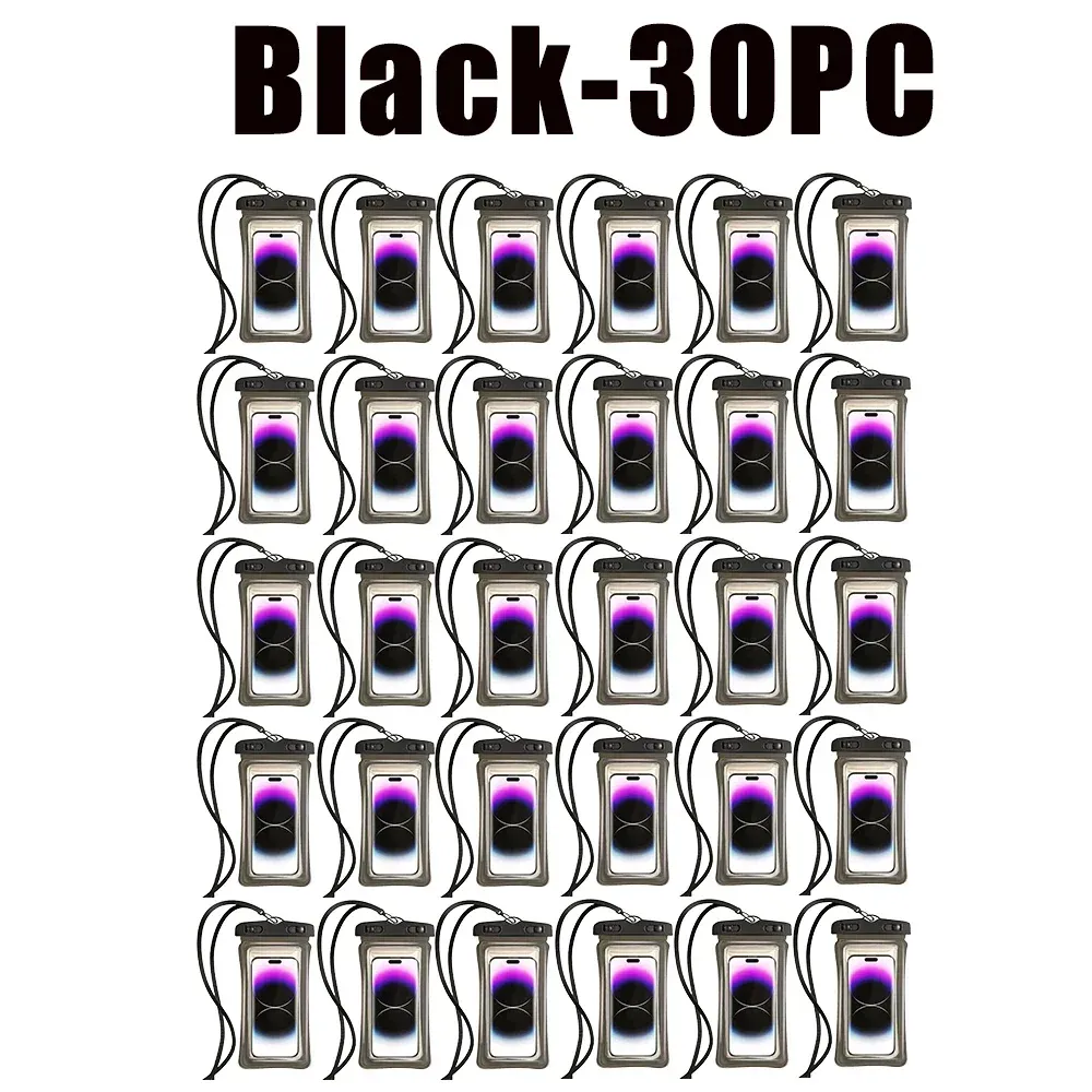 Sac étanche universel pour smartphone, flottant, pour la plongée et la natation (lot de 1 à 30 pièces) 9