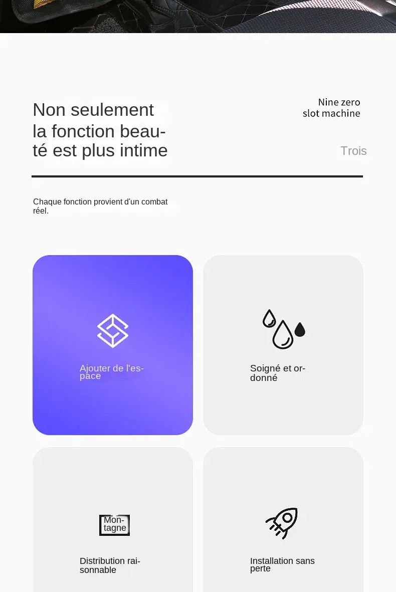 Support de tablette installé sur un siège arrière