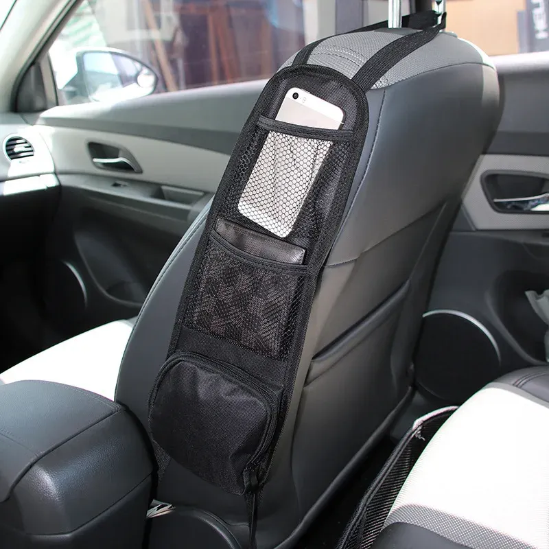 Support de tablette pour siège arrière de voiture avec écran tactile, poche de rangement, housse de protection et accessoires automobiles 9