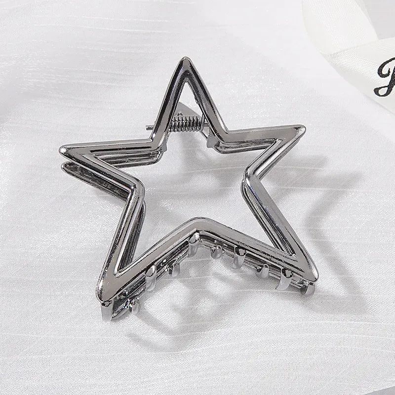 Barrettes étoiles évidées tendance au charme doux et cool pour femmes et filles, accessoires cheveux Y2K, épingles élégantes idéales en cadeau 8