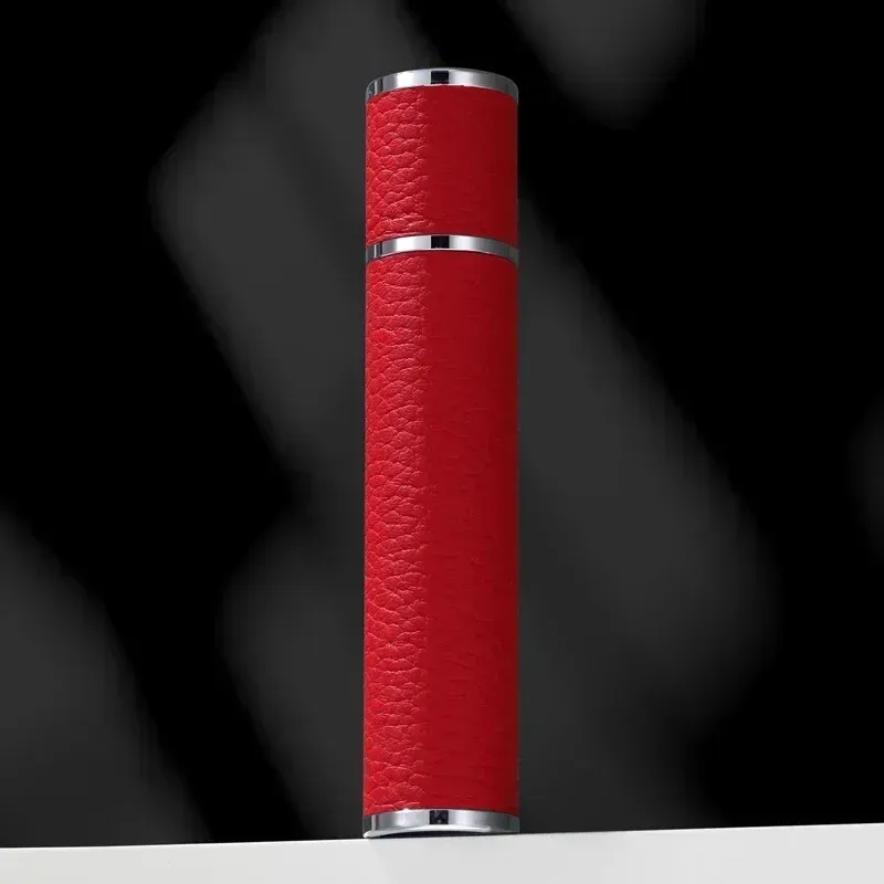 Flacon vaporisateur de parfum en cuir de 10 ml, compact et rechargeable, idéal pour le voyage 13