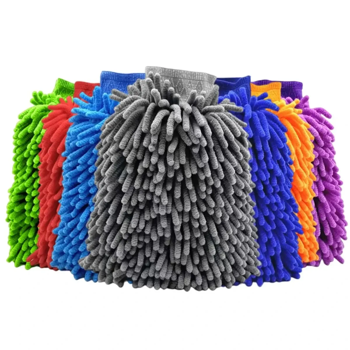 Gant de lavage pour voiture en microfibre double face, ultra absorbant, sans rayures