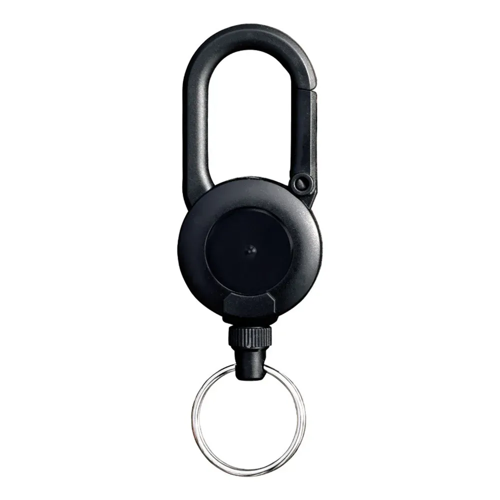 Porte-badge rétractable avec cordon en acier et clip multifonction pour le bureau 7