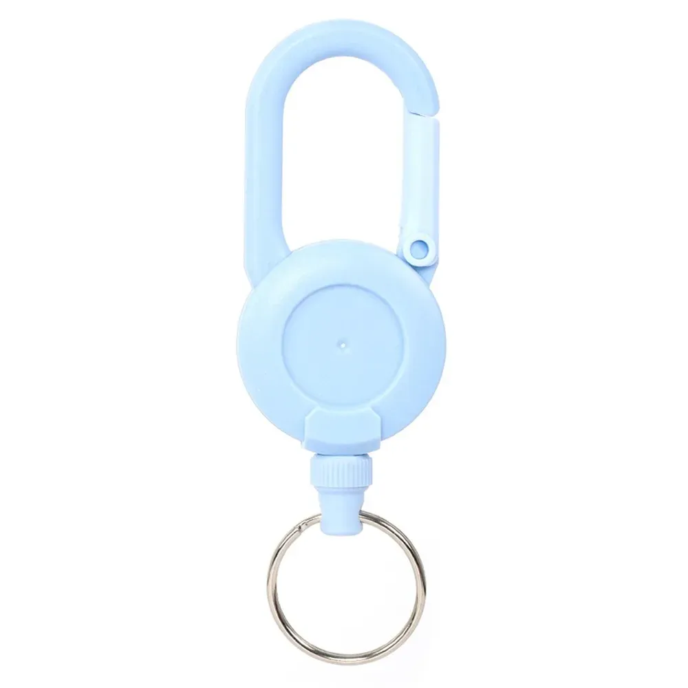 Porte-badge rétractable avec cordon en acier et clip multifonction pour le bureau 8