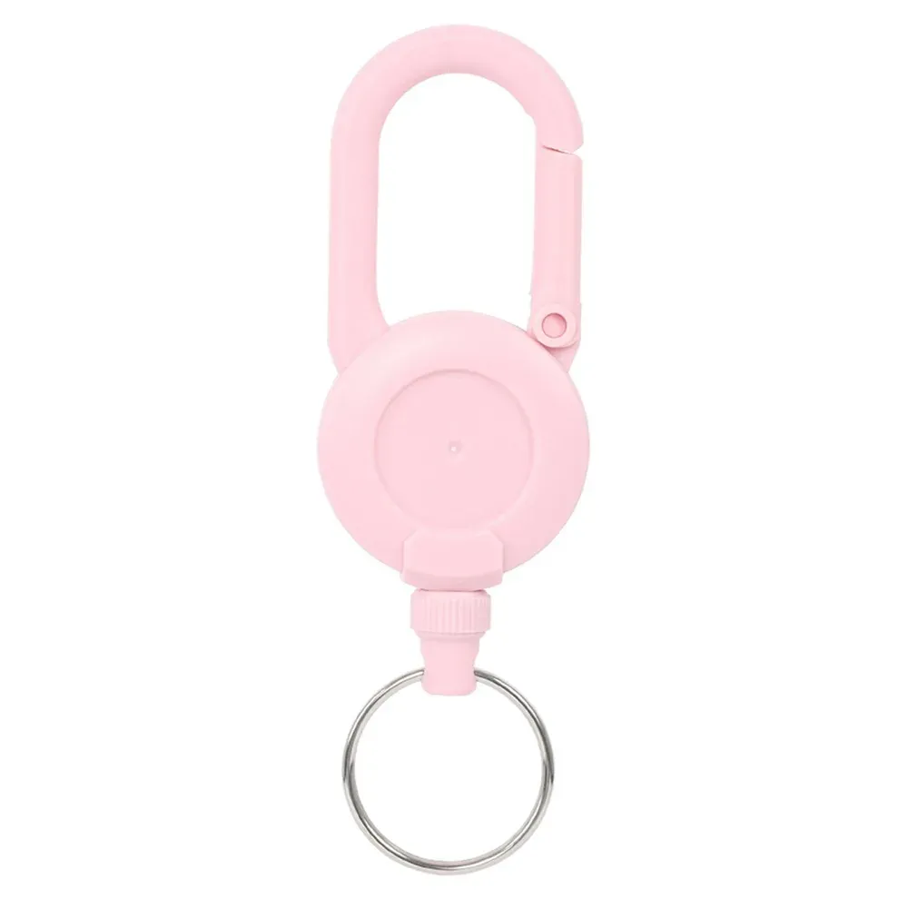 Porte-badge rétractable avec cordon en acier et clip multifonction pour le bureau 10