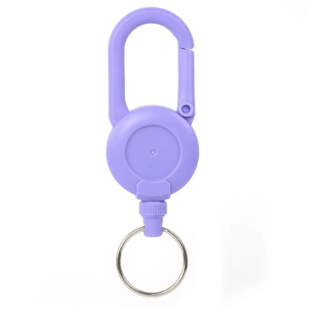 Porte-badge rétractable avec cordon en acier et clip multifonction pour le bureau 9