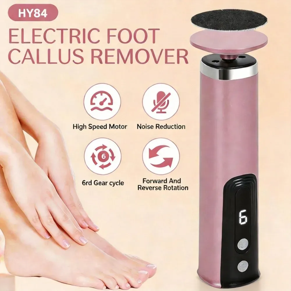 Outil de soin des pieds 2 en 1 : lime électrique de pédicure pour retirer les callosités 2