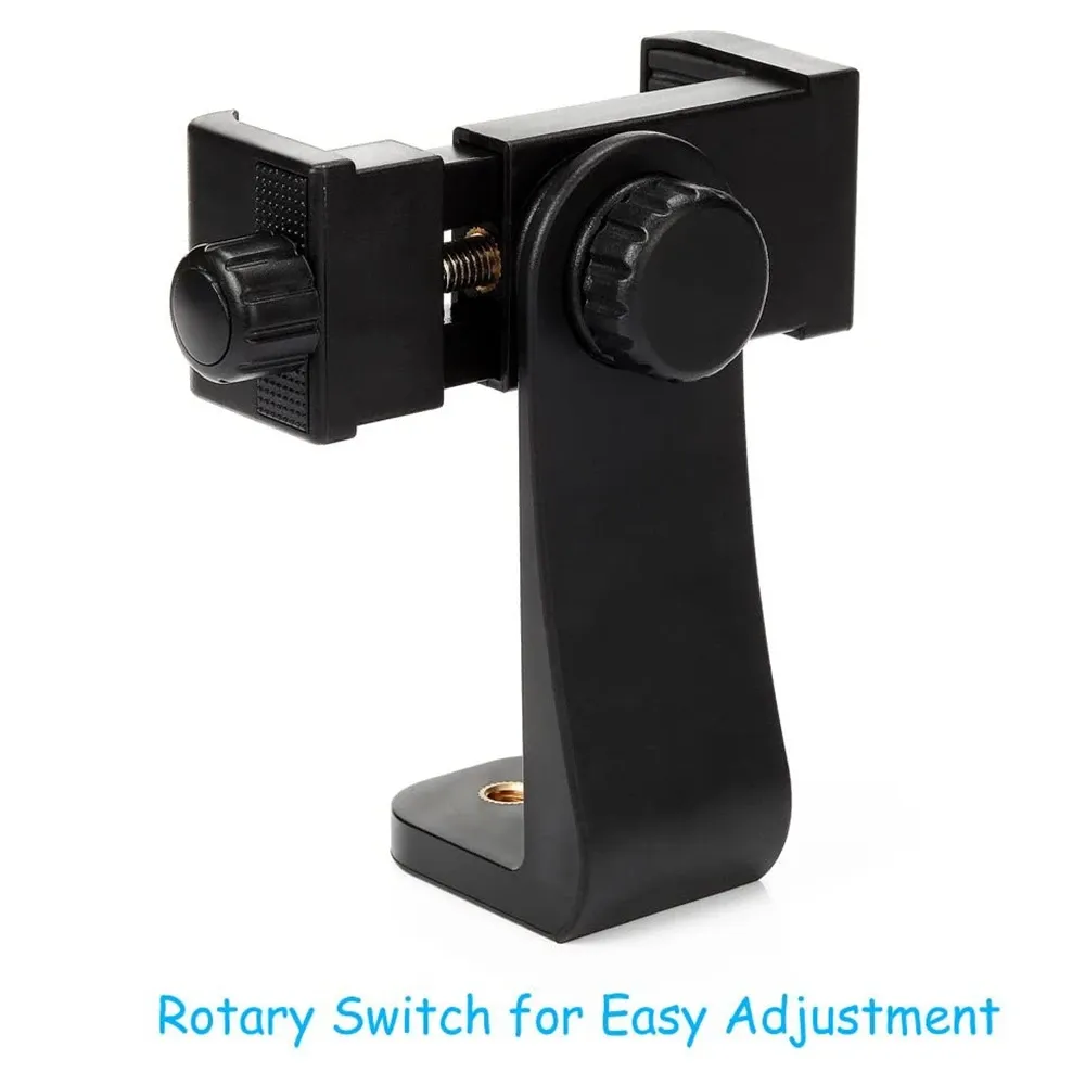 Support de téléphone rotatif à 360° compatible avec les vis 1/4", trépied de bureau et adaptateur pour iPhone et Huawei 3