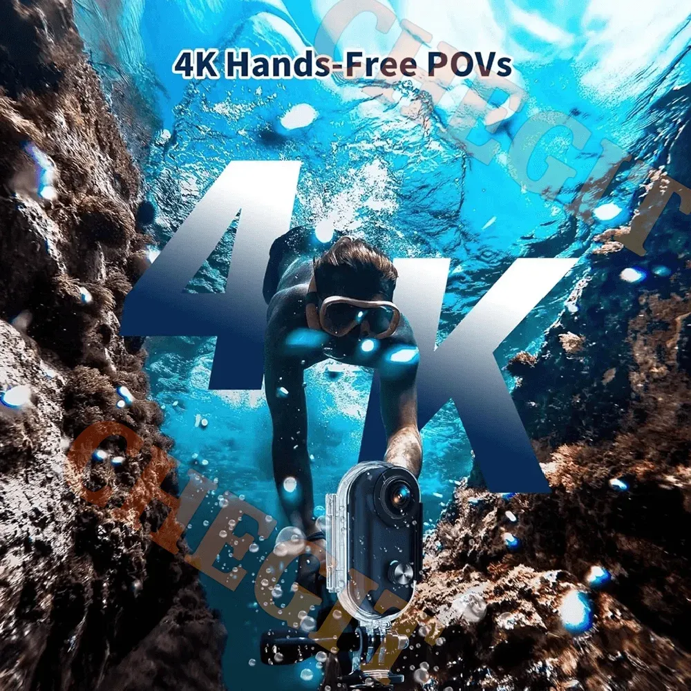 Caméra de sport 4K FHD 1080P d'extérieur à fixer sur casque, moto ou vélo, mini caméra embarquée et enregistreur vidéo 5