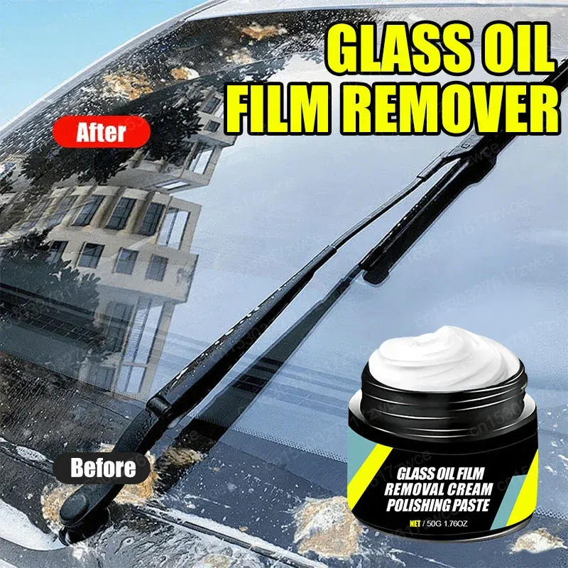 Kit de revêtement hydrophobe pour pare-brise de voiture, pâte de nettoyage anti-film d'huile, traitement anti-pluie - Image 1