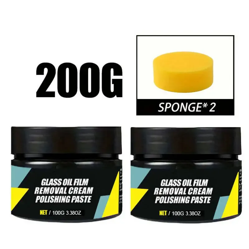 Kit de revêtement hydrophobe pour pare-brise de voiture, pâte de nettoyage anti-film d'huile, traitement anti-pluie 7