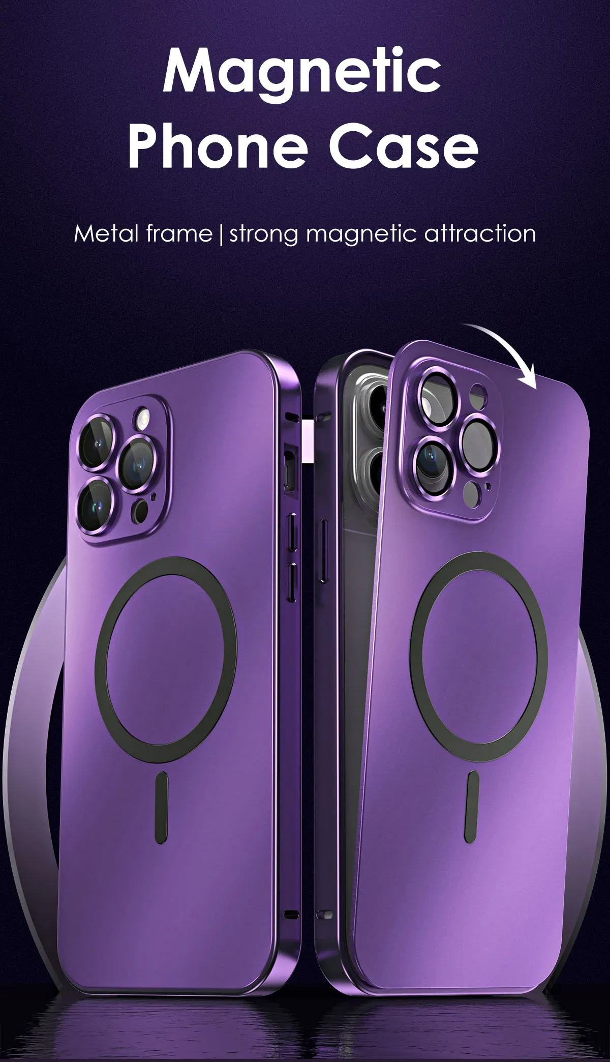Coque magnétique en situation d'utilisation