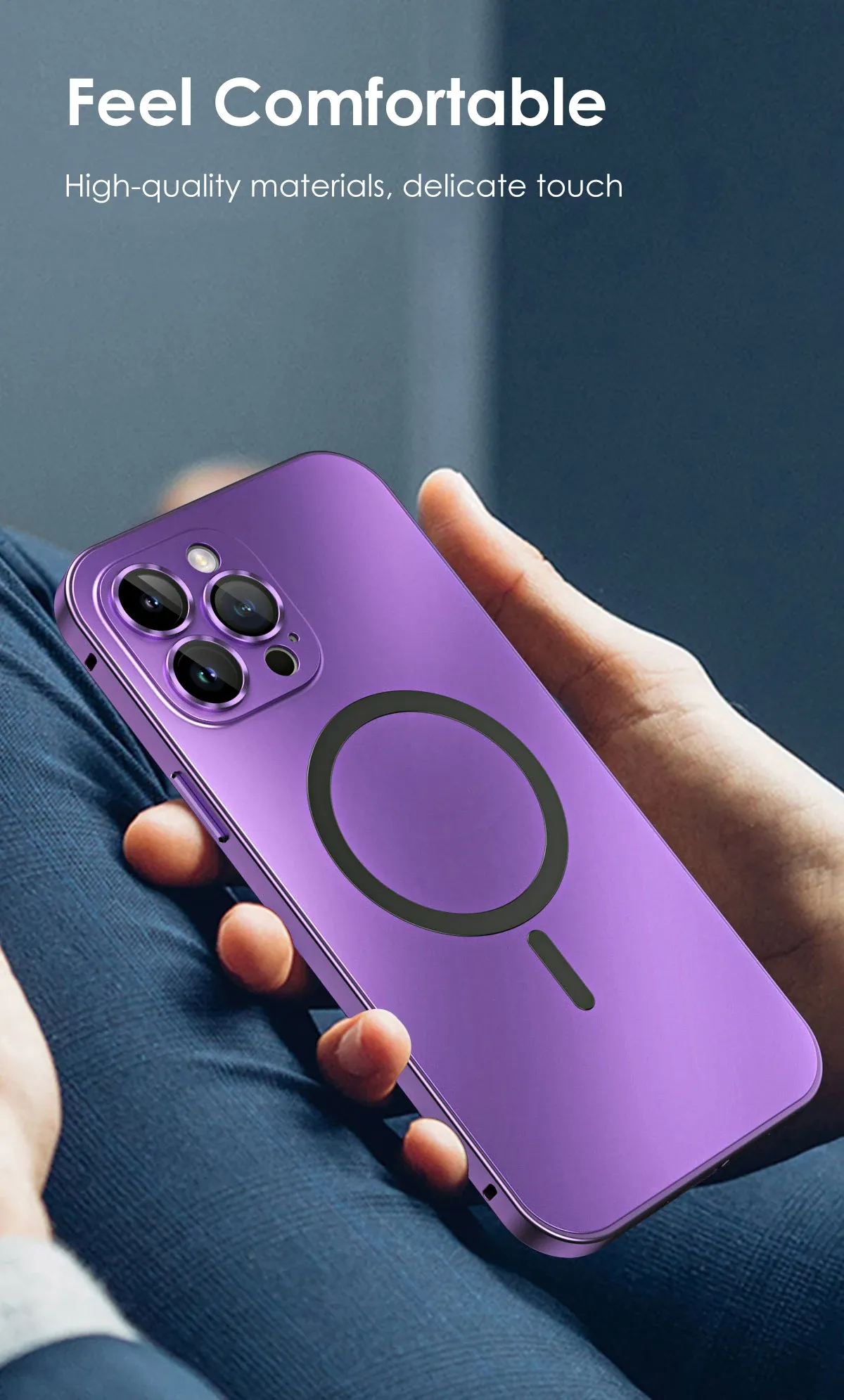 Coque magnétique gros plan