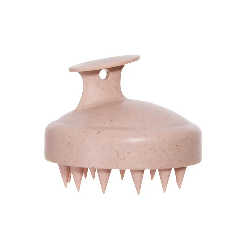 Brosse à shampooing en silicone pour massage du cuir chevelu, peigne de lavage des cheveux, massage corporel pour la douche et le bain, 1 pièce 11