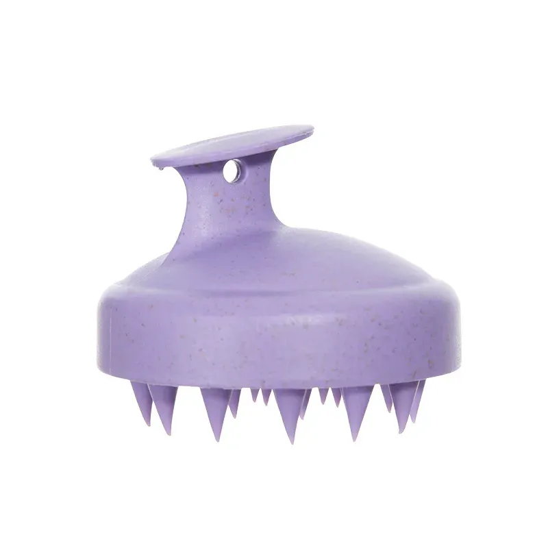 Brosse à shampooing en silicone pour massage du cuir chevelu, peigne de lavage des cheveux, massage corporel pour la douche et le bain, 1 pièce 14