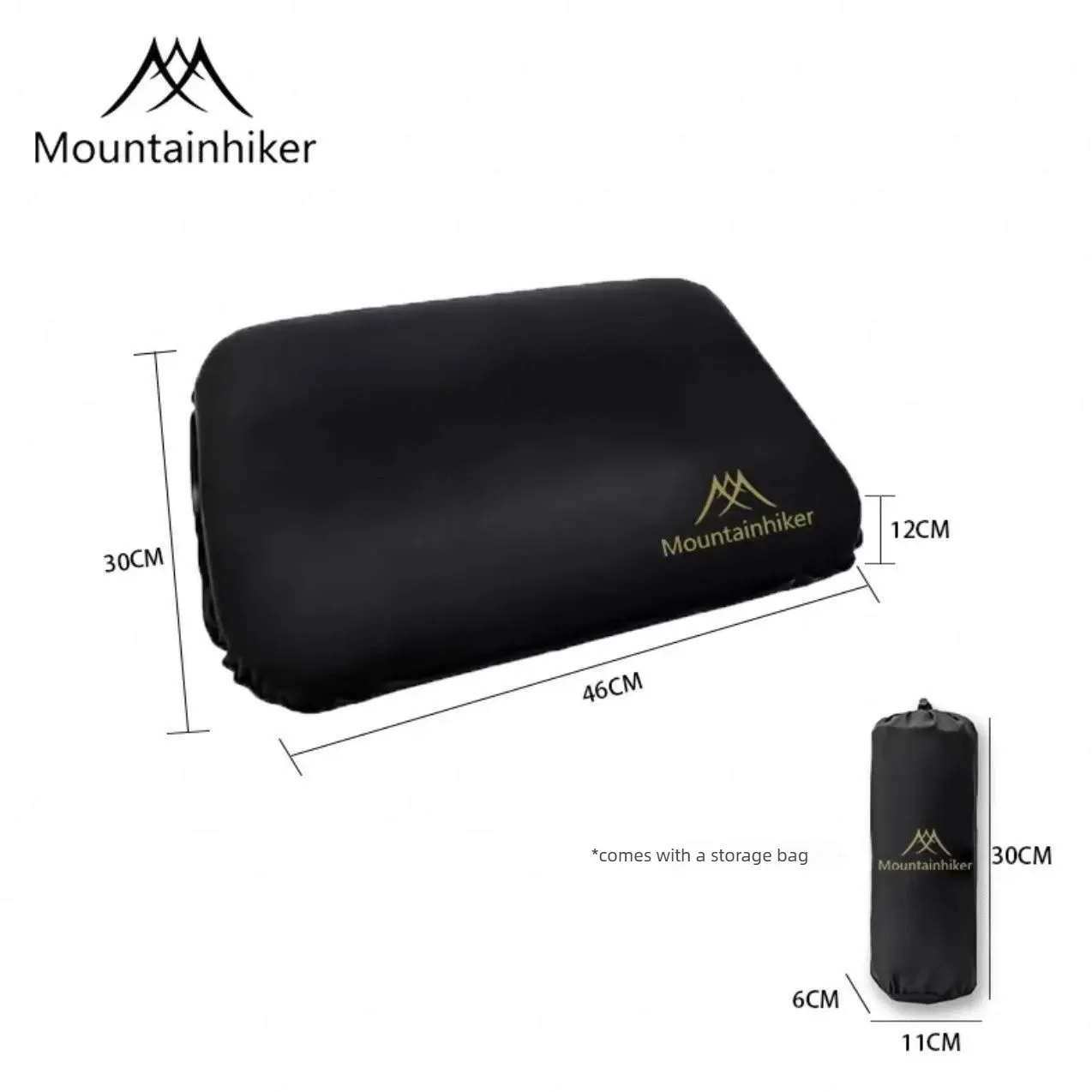 Oreiller de camping autogonflant MOUNTAINHIKER, oreiller de voyage ultraléger en mousse, oreiller compact pour le plein air, oreiller de cou 9