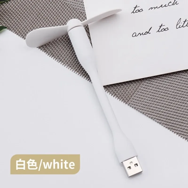 Mini ventilateur USB pliable et flexible pour batterie externe, ordinateur portable et chargeur, ventilateur de refroidissement portable pour ordinateur, idéal en été 7