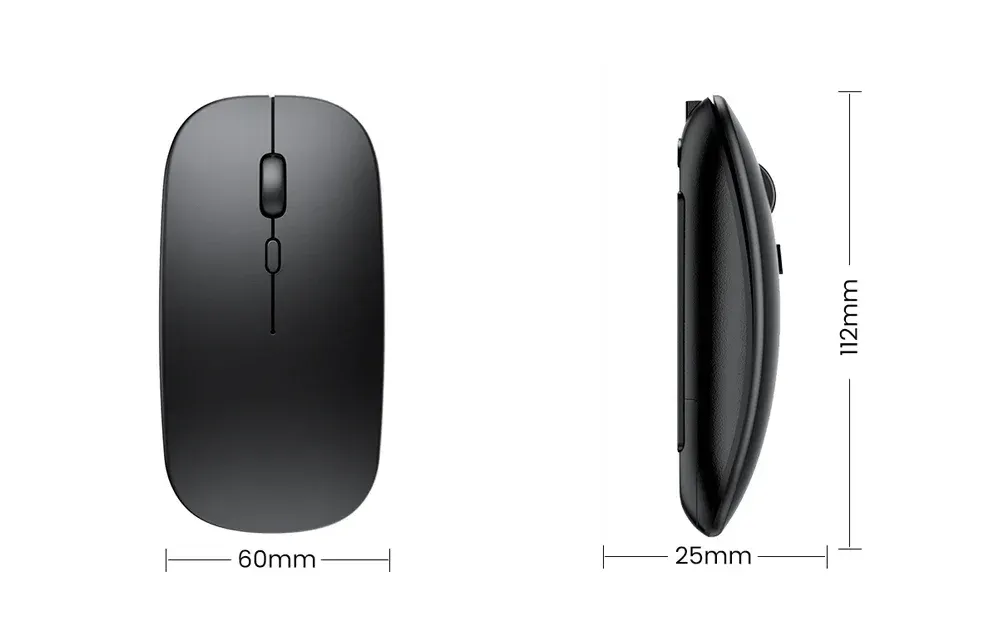 Souris sans fil à côté d'un ordinateur portable