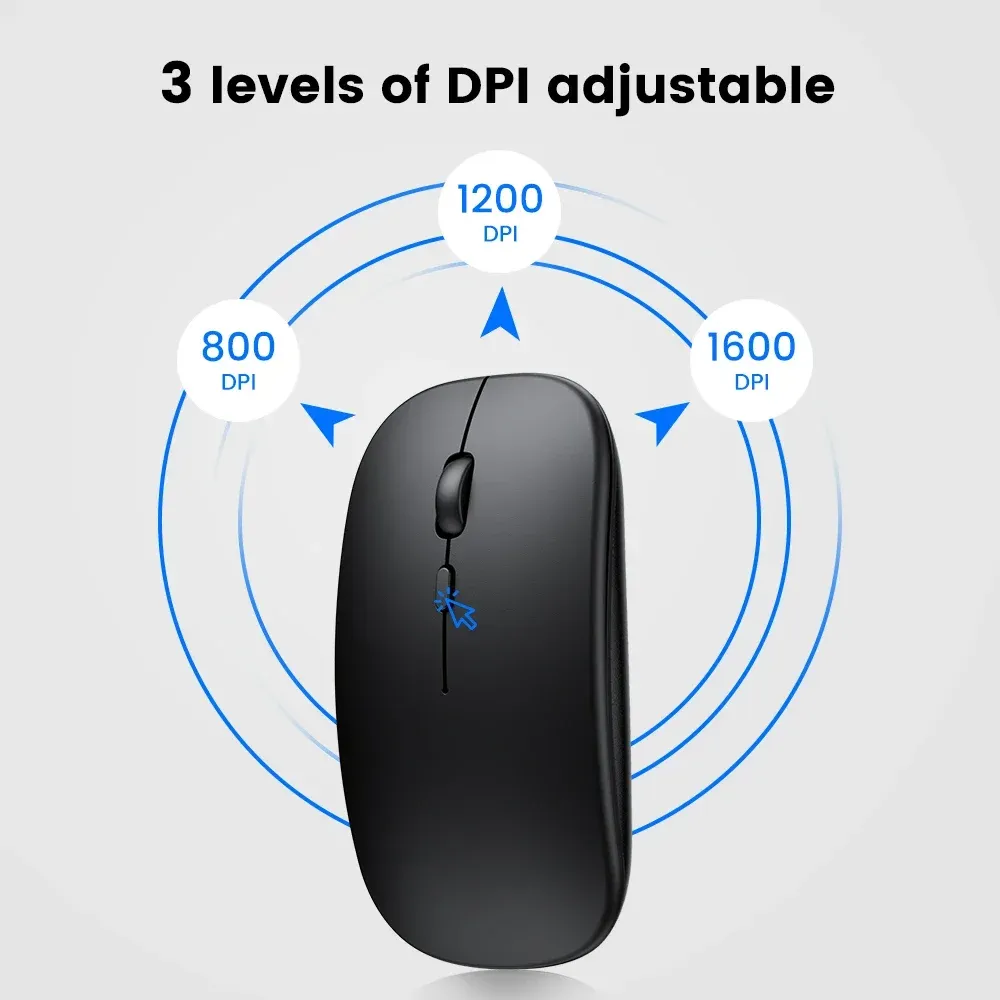 Souris sans fil dans un espace de travail