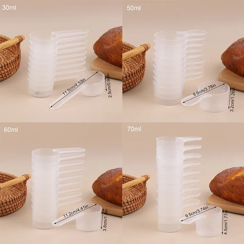 Cuillères doseuses, mesure des ingrédients