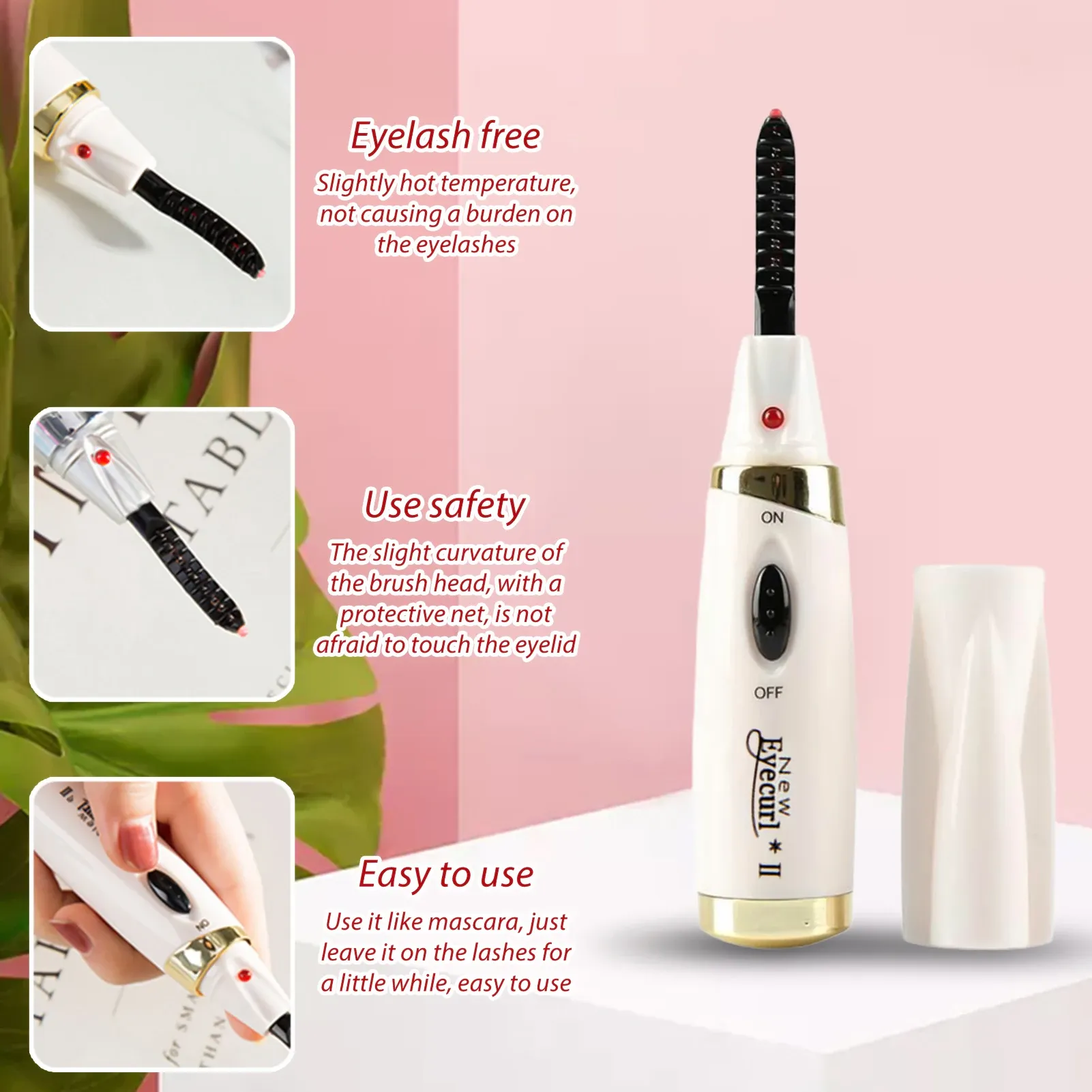 Recourbe-cils chauffant électrique pour femmes - Image 1