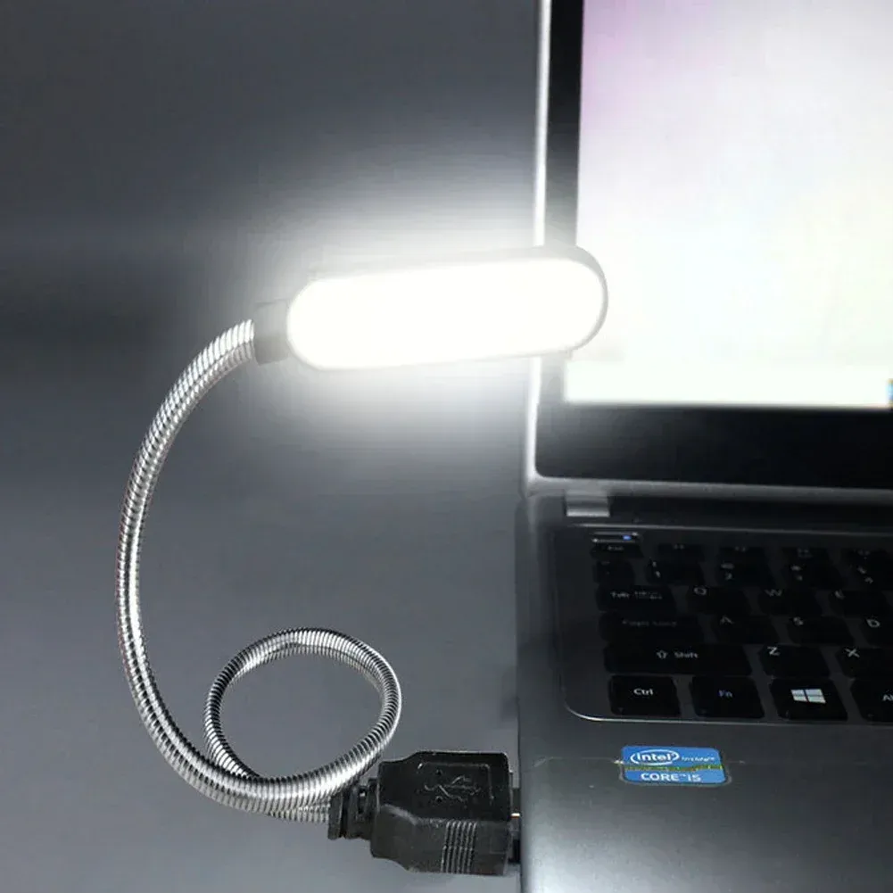 Lampe de lecture USB, col flexible orienté