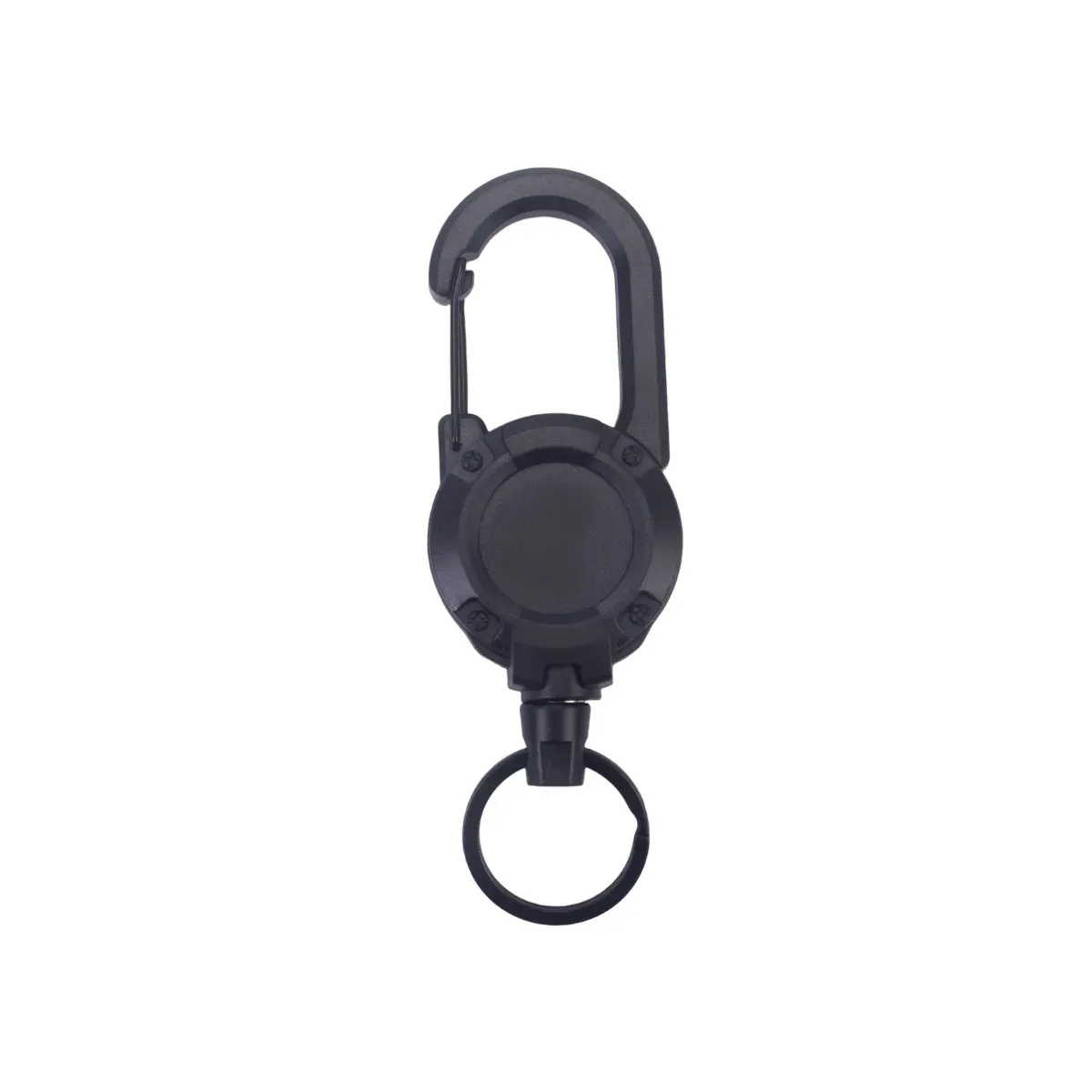 Porte-clés rétractable à clip avec cordon élastique, idéal pour badge et camping en plein air 8