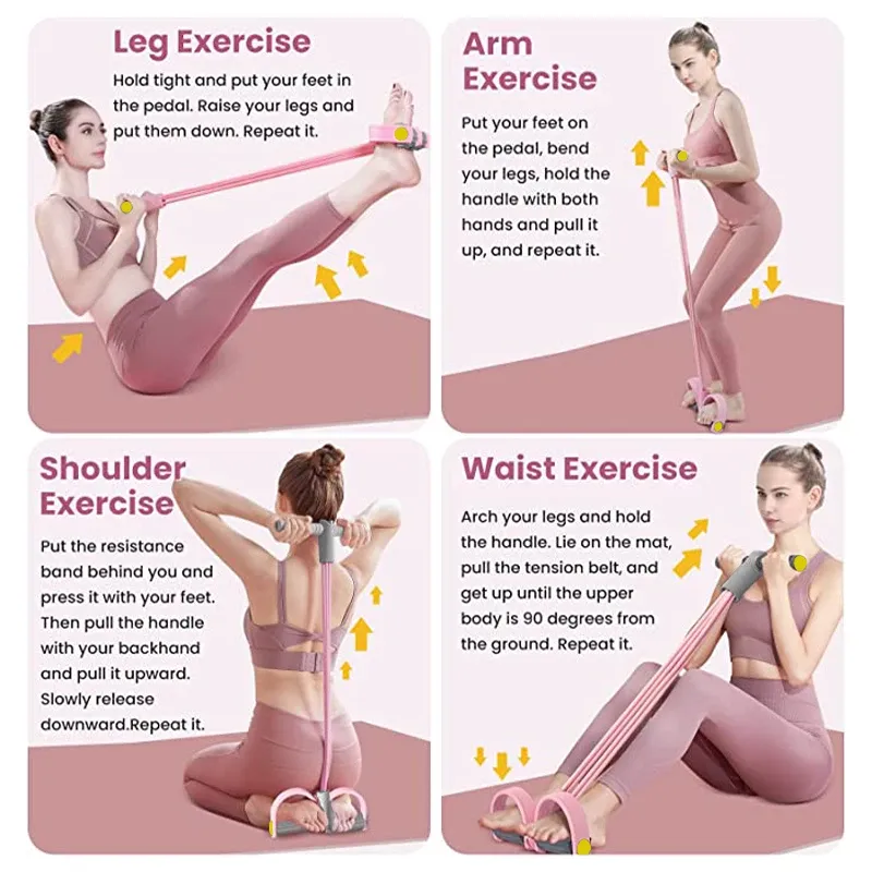 Bandes de résistance Yoga et Fitness, exercice du haut du corps