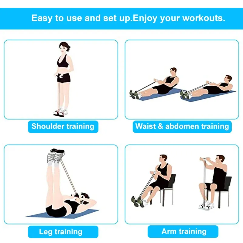 Bandes de résistance Yoga et Fitness, exercice pour la taille