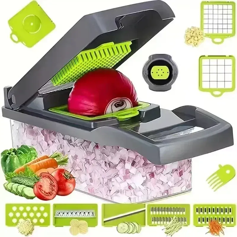 Préparation de légumes avec le coupe-légumes