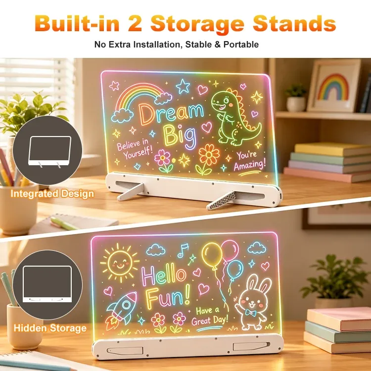 Commandes tactiles et minuterie du tableau LED