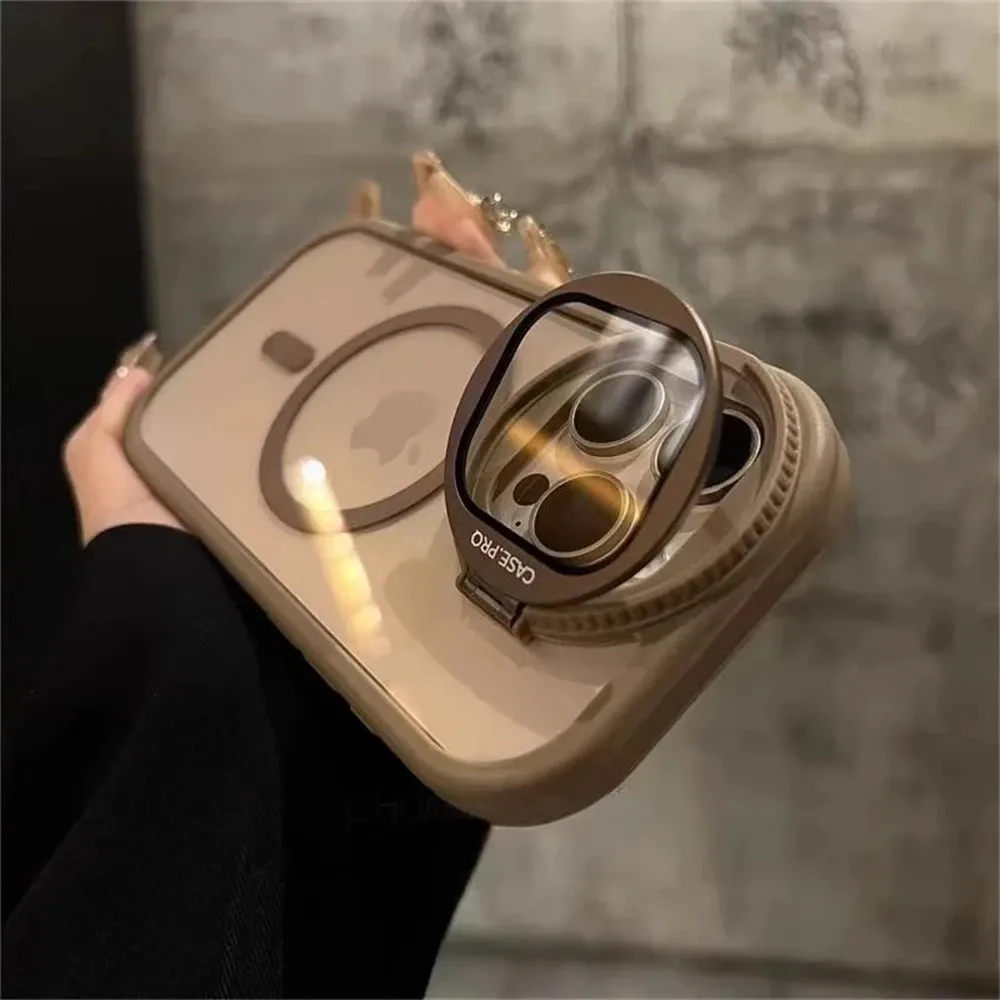 Coque transparente avec protection d'objectif, perspective