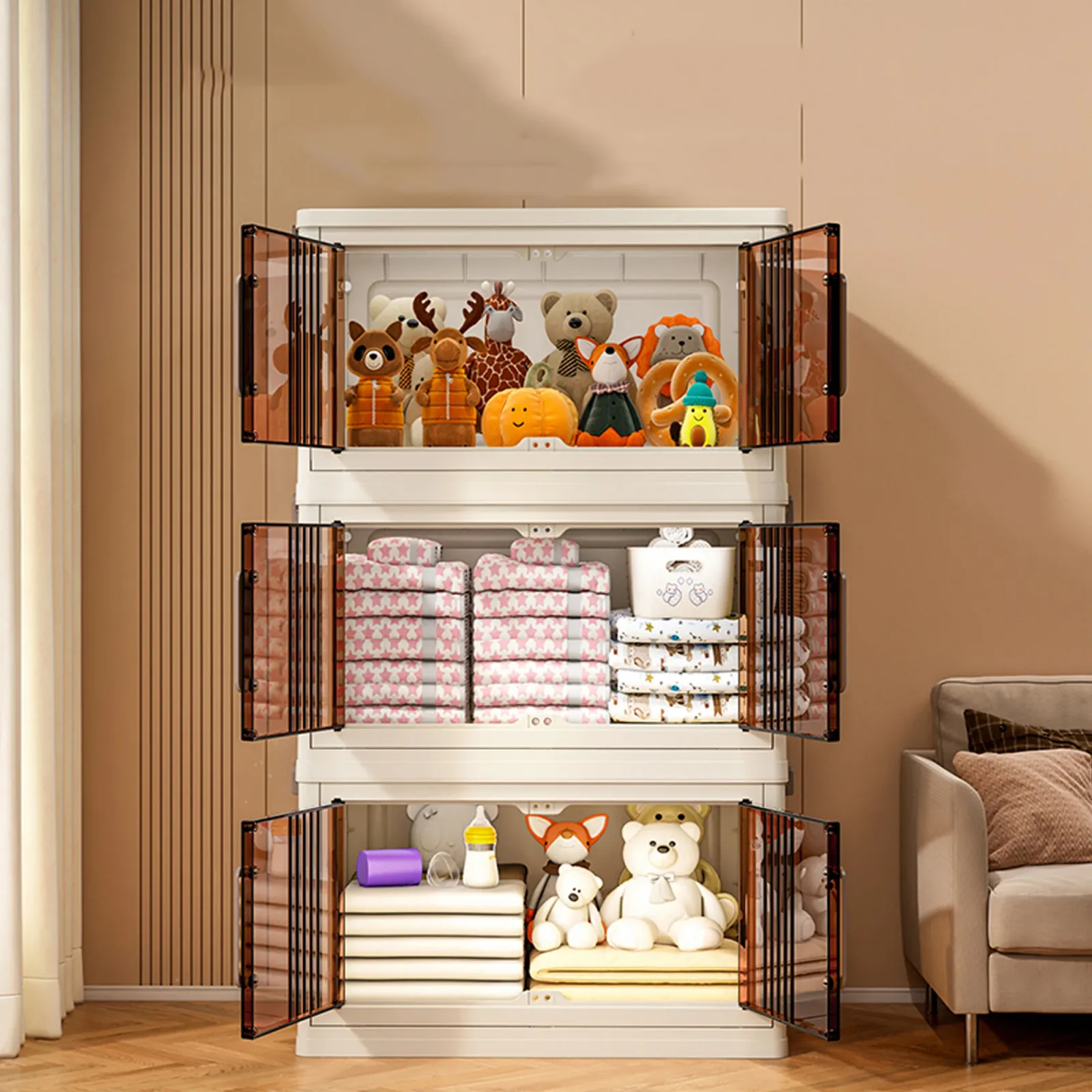 Armoire de rangement, usage quotidien