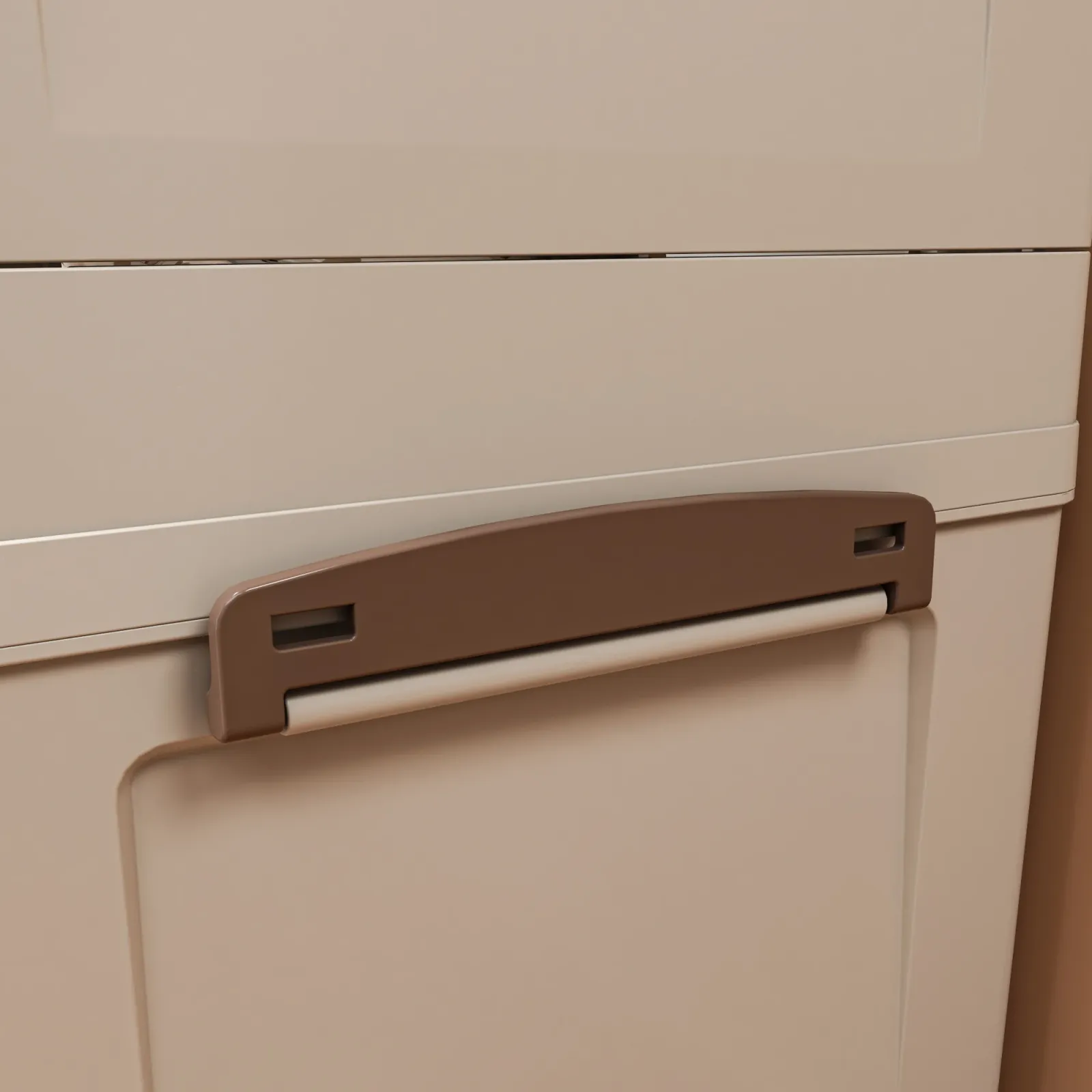 Armoire de rangement, détails de finition