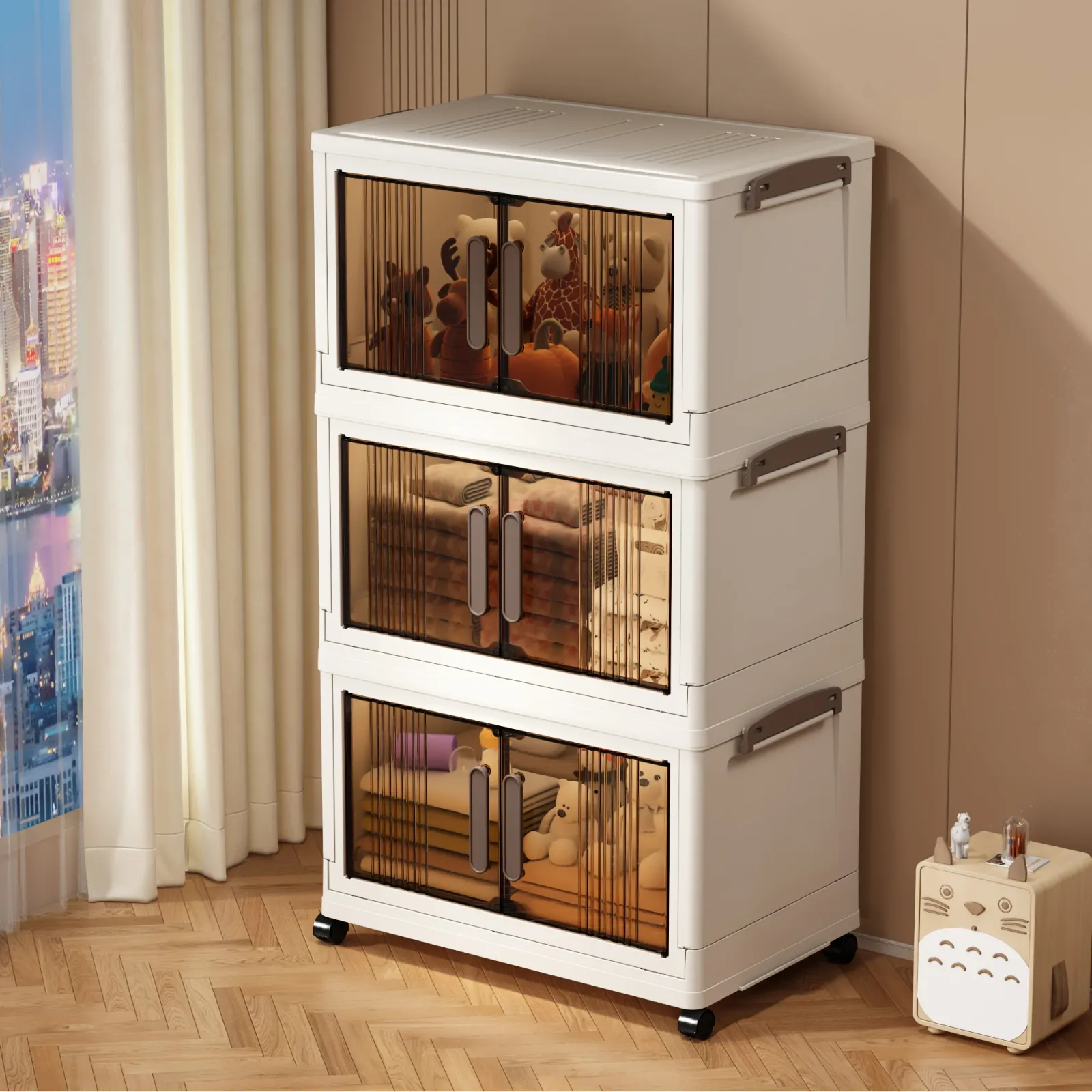 Armoire de rangement dans une cuisine