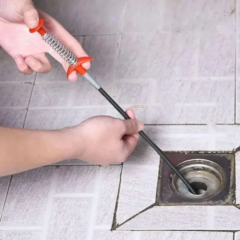 Déboucheur de drain flexible et robuste, 200/160/90/60 cm, pour éviers de cuisine, baignoires et douches 4